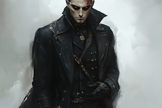 unique fantasy horror and fantasy horror character art