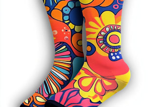 design modern and unique custom socks
