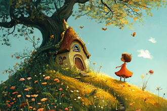 do children book illustrations and kids cover illustration