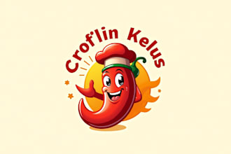 do hot chili mascot logo design for you with new concept