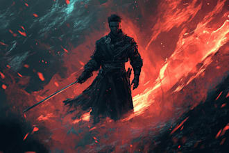 create fantasy horror and fantasy horror character