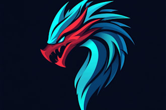 hand paint fantasy logo