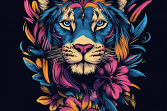 draw trendy t shirt design or streetwear clothing