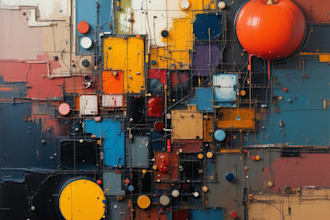 create magical abstract art, psychedelic, surrealism, cubism