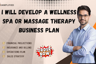 develop a wellness spa or massage therapy business plan