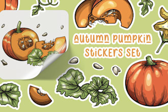 design custom stickers or labels for candles and jars