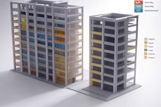 model and analyze structures using etabs, staad pro, structural analysis, revit