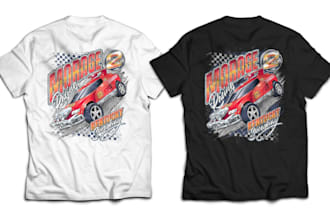 create a premium quality automotive garage t shirt  design