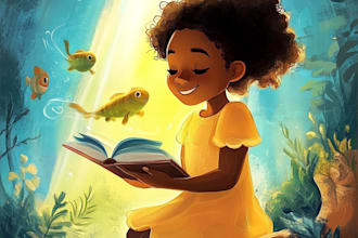 draw african american children book illustrations