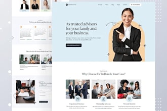 design a professional law firm website
