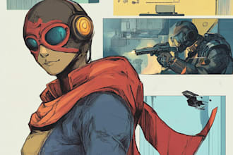 create comic book art