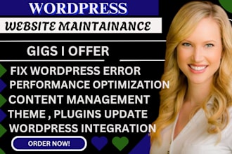 be your website manager for wordpress oxygen builder maintenance support SEO