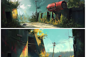 environment concept art landscape design