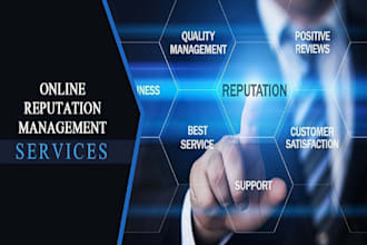 do online reputation management, ORM, services to suppress negative links