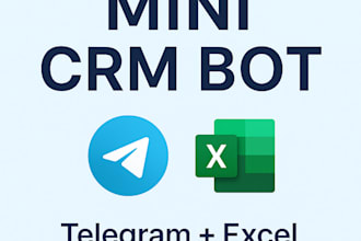 deliver a ready to use mini CRM telegram bot