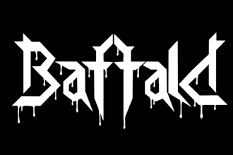 create a brutal death metal logo