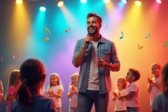 write and produce catchy and educational kids songs and nursery rhymes