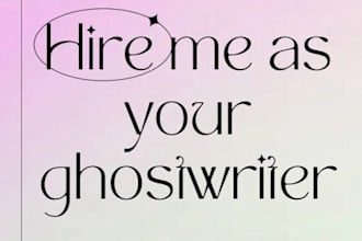 do creative writing, romance ebook ghostwriter, fiction and non fiction book
