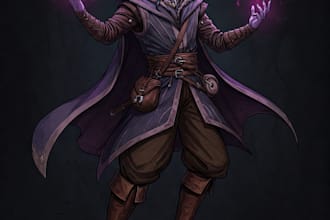 paint sci fi, star wars, mecha, dnd character art
