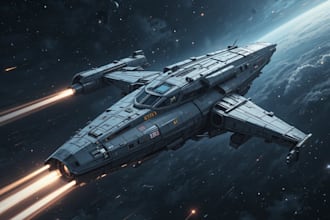 create a sci fi spaceship