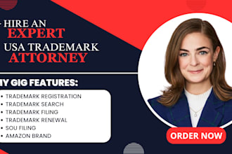 be your US licensed attorney for trademark application with the uspto