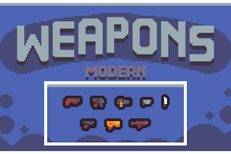create pixel art weapons for you
