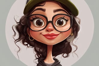 draw you in any cartoon, anime or caricature