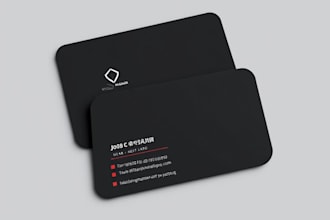 design a modern and professional business card for your brand