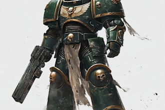 do a warhammer 40k character with my style
