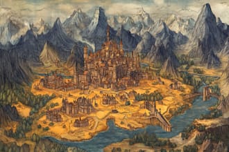make a fantasy map for your dnd game