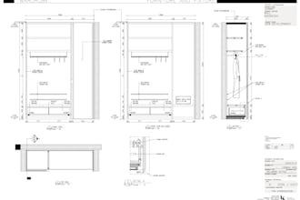 draft production ready furniture drawing with rayon