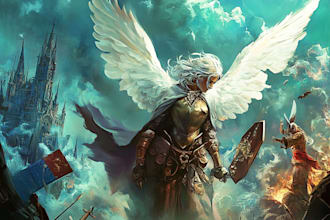 draw your fantasy character illustration