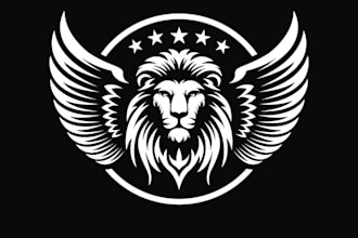make luxury coat of arms, heraldic, shield, family crest logo or graphic design