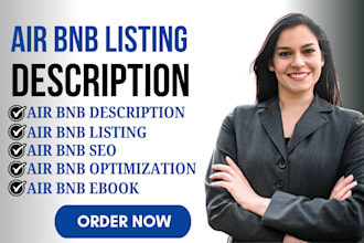write high converting and attractive optimize airbnb listing descriptions
