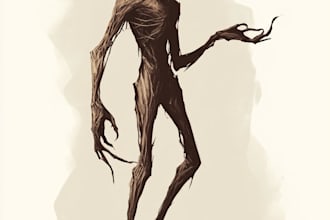 do a fantasy horror character art