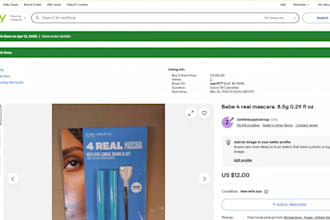 manage and optimize your ebay, walmart, or facebook marketplace store