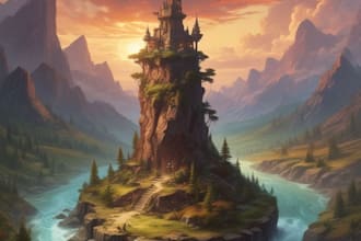 create fantasy and natural landscapes for you