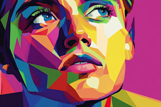 make a beautiful wpap pop art portrait