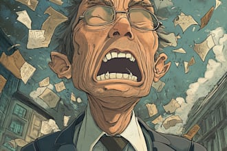 make political caricature and cartoon in your choice