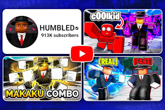 make you professional roblox youtube thumbnail