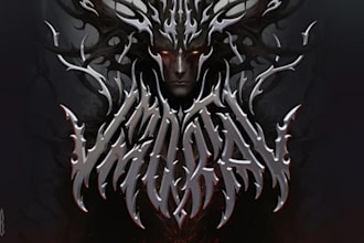 make  brutal death metal logo