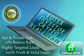offer you hot 2025 fresh forex lead, crypto lead, b2b lead