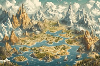 create a fantasy map for you