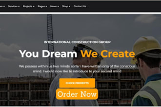build hvac, roofing, construction, renovation, plumbing wordpress website design