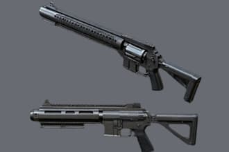 do 3d weapon model 3d gun model 3d weapon design 3d game assets video game