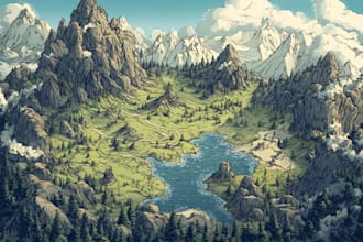 draw fantasy maps and city maps