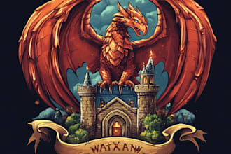 design a professional fantasy, rpg, scifi game, nft logo