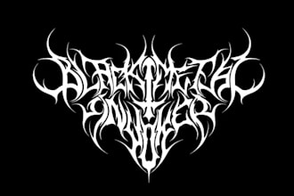 do death metal, and brutal logo for you band or brand