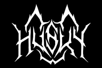 do metal, brutal, death metal logo for your band, brand