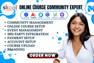 skool online community mighty network kajabi circle so podia skool online course